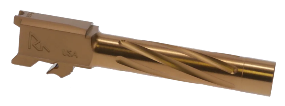 RIVAL ARMS Precision V1 Match Grade 9mm 4.25in Spiral Fluted Bronze PVD Barrel RARA20S201C
