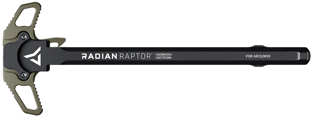 Radian Weapons Raptor Ambidextrous AR-15/M16 Charging Handle, 7075 Aluminum, Radian OD R0375