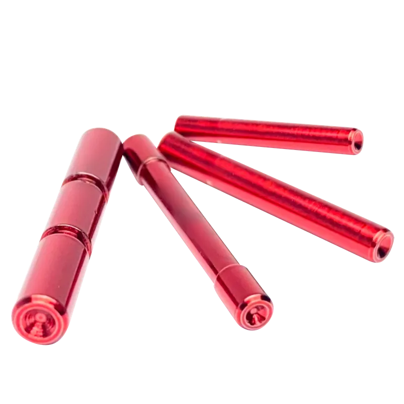 Cross Armory Dimpled Extended 4-Pin Set for Glock Gen4, 4140 Steel Red Finish CRG4PSRD