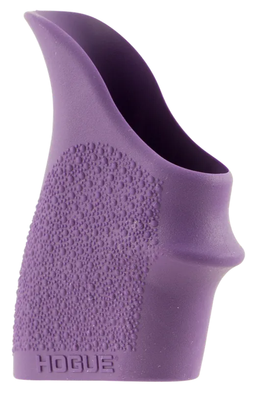 Hogue HandALL Beavertail Grip Sleeve, Textured Purple Rubber for Glock 26/Shield/LC9 18406