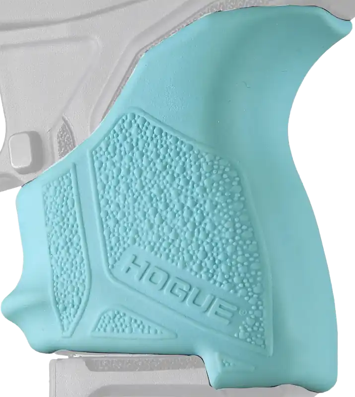 Hogue HandAll Beavertail Grip Sleeve for Ruger LCP II, Textured Rubber Aqua Blue 18124
