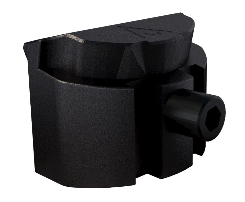 Rival Arms Glock Gen 4 Grip Plug, CNC-Machined Aluminum Hard Black Anodized, RA75G111A