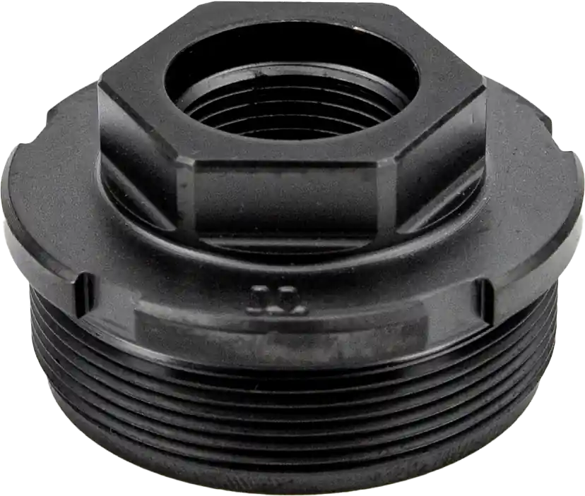 KGM Suppressors Direct Thread Adapter for HUB 1.375x24, 5/8x24 Titanium Nitride Black A-DTA-T-2