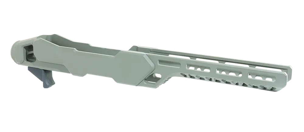 Timber Creek Outdoors Enforcer Ruger 10/22 Rifle Chassis, OD Green Aluminum, MSR Tube Ready ERC1022OD