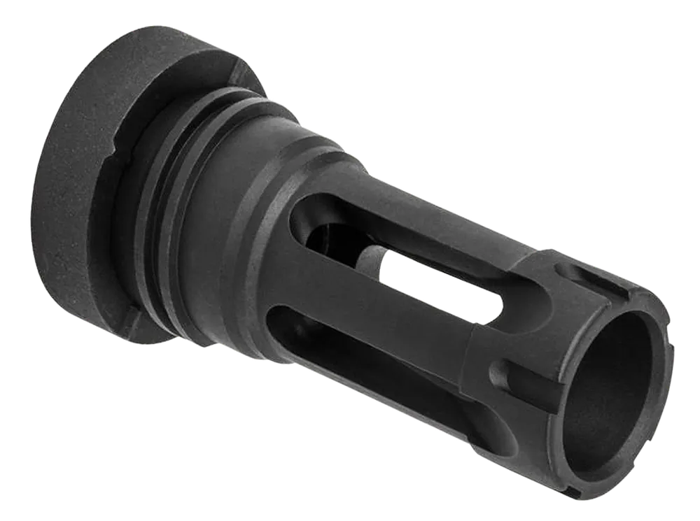 Yankee Hill QD Light Tactical 30 Cal Flash Hider, 1/2x28 Threads, Black Steel 430228A