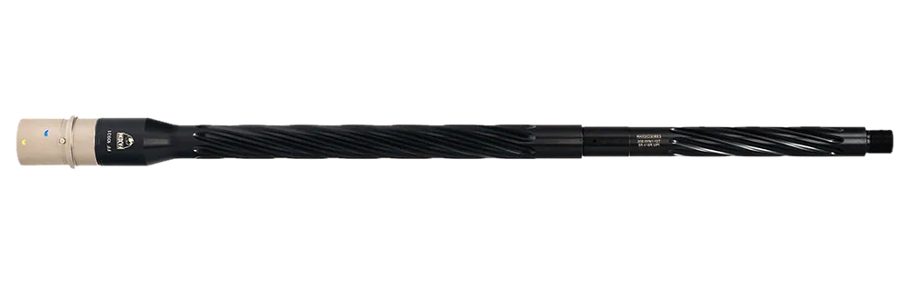 Faxon Firearms Match .308 Win 20in Spiral Fluted 416-R Stainless Barrel, Nitride 10B810R20SHQ5RNP3