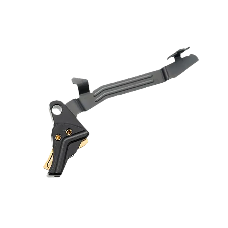 Tyrant CNC Improved Tyrant Trigger System (I.T.T.S) for Glock 43/43X/48 Black/Gold TDG43TRIGBLKGOLDBAR