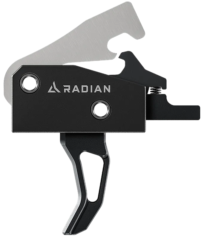 Radian Weapons Vertex Single-Stage Curved Trigger 3.5-4 lb Break AR15 Compatible Black ACC0016