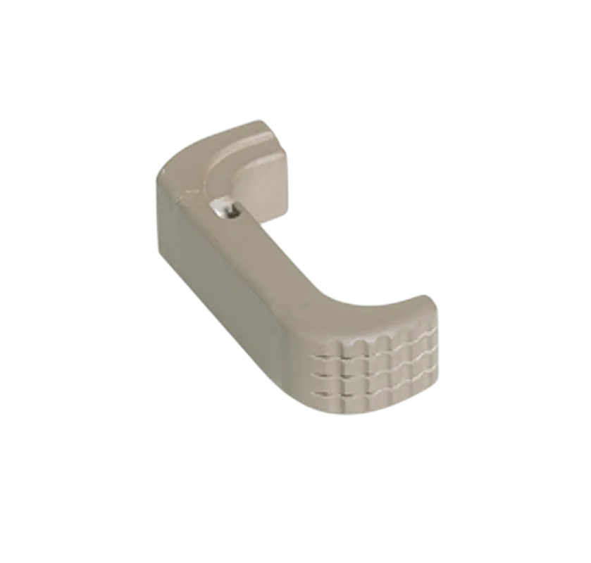 Timber Creek Outdoors Glock 43X/48 Extended Magazine Release, Flat Dark Earth Anodized Aluminum GL43XEMRFDE