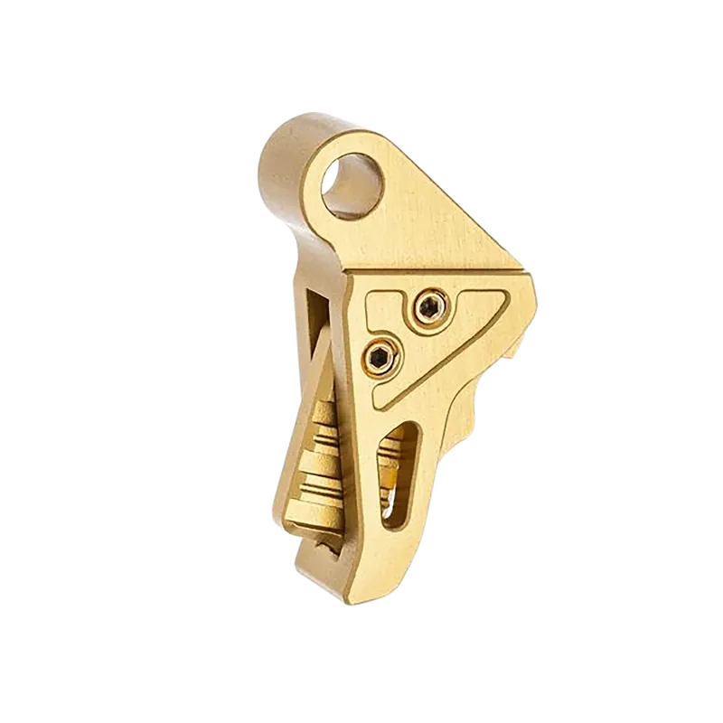 Tyrant CNC I.T.T.S Trigger Shoe Upgrade for Springfield Hellcat & Hellcat Pro, Gold TDHCATTRIGGOLD/GOLD