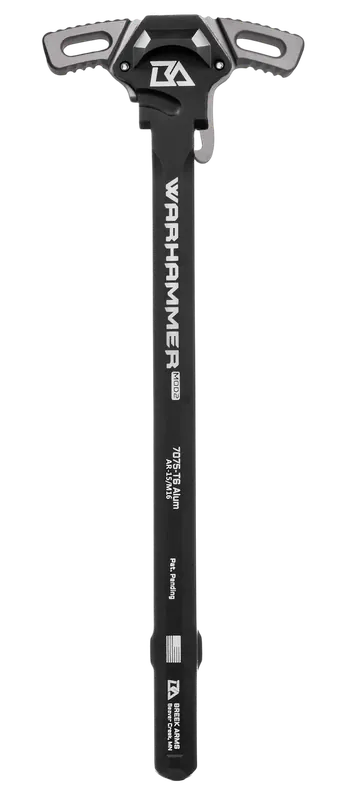 BREEK Warhammer Micro MOD2 Ambidextrous AR-15/M16 Charging Handle, 7075-T6 Gray BRK555MGRAY
