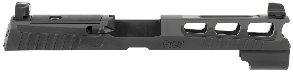 Sig Sauer P320 Pro-Cut Optics Ready Slide Assembly, PVD Black Stainless w/ XRAY3 Sights 8900950