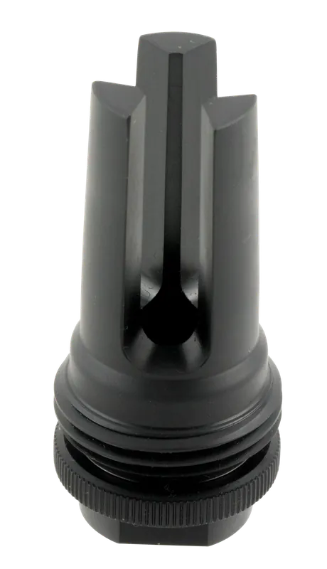 SilencerCo ASR Flash Hider for 7.62mm, Black Steel 1/2x28 Thread, Active Spring Retention AC1283