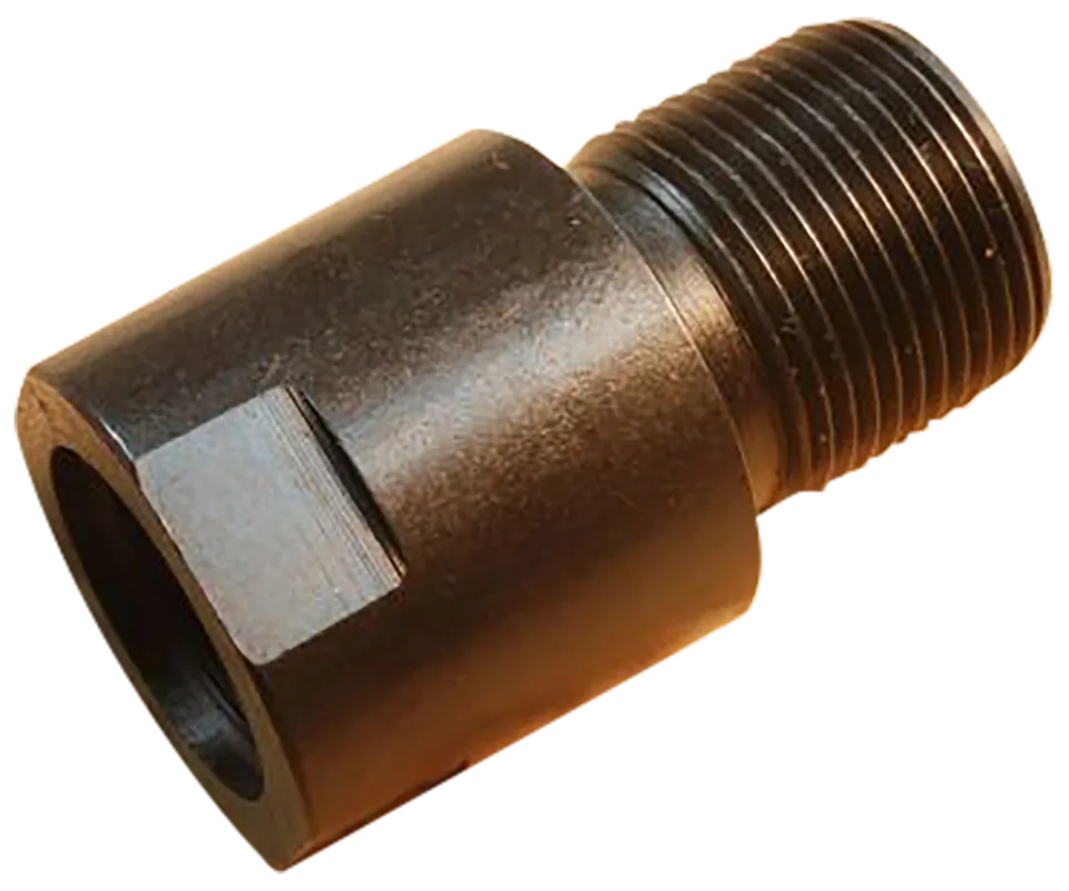BANISH(Silencer Central) AK M14x1 Left-Hand to 5/8-24 Right-Hand Thread Adapter, Black Oxide 100000310604