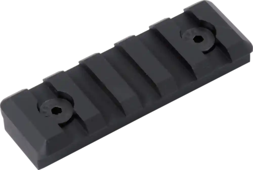 TIMBER CREEK OUTDOOR INC M-LOK 5-Slot Picatinny Rail Section, Black Anodized M5SPRBL