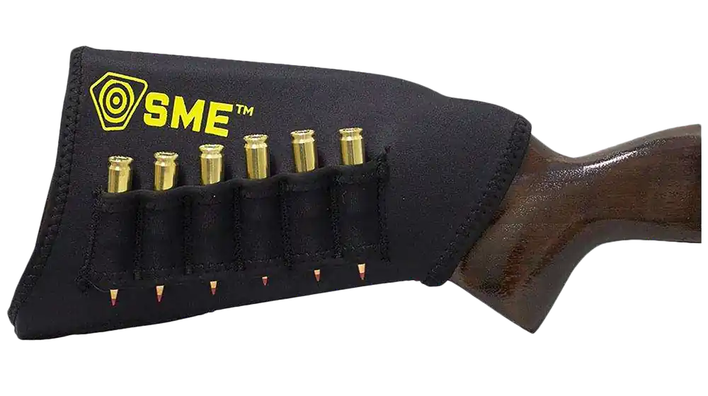 SME Neoprene Rifle/Shotgun Stock Riser with Shell Loops & 5 Foam Inserts for Fit SMERSRSL