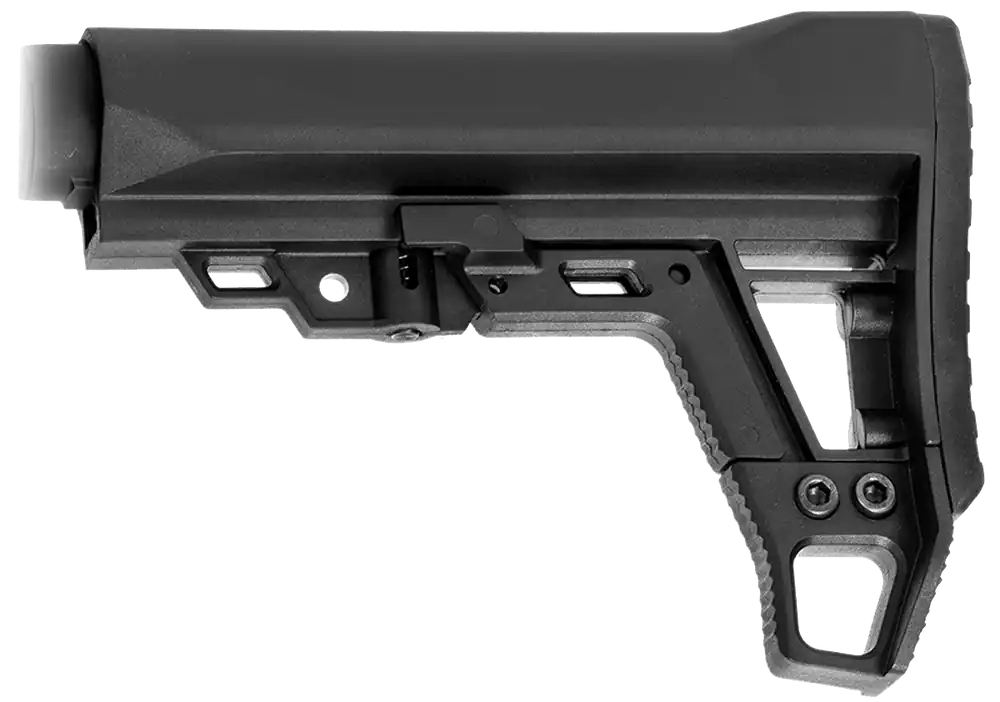 Aim Sports Advanced Modular 6-Position Collapsible AR Stock, QD Sling Mount, Black ARAMSO1