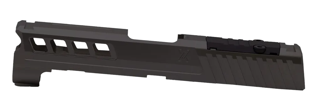 TRUE PRECISION INC Axiom Pro Optic Cut Slide for Springfield Hellcat, Black DLC, 416R TPSHCPSBCRMS