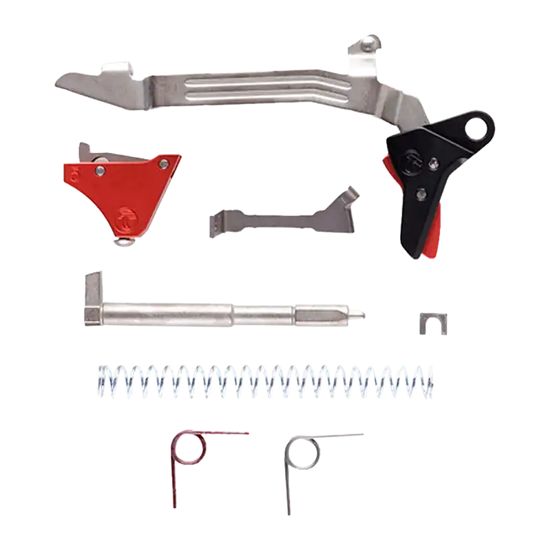 Timney Triggers Alpha Competition Trigger for Glock Gen5 9mm/.40 Smith & Wesson, Red ALPHAGLOCK5UBKBLACK