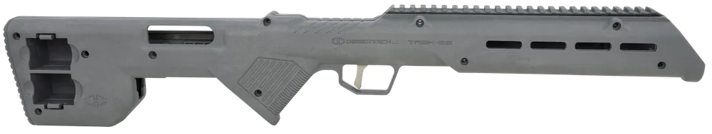 Desert Tech Trek-22 Bullpup Rifle Chassis for Ruger 10/22, Gray Glass-Reinforced Polymer TRK22GRY