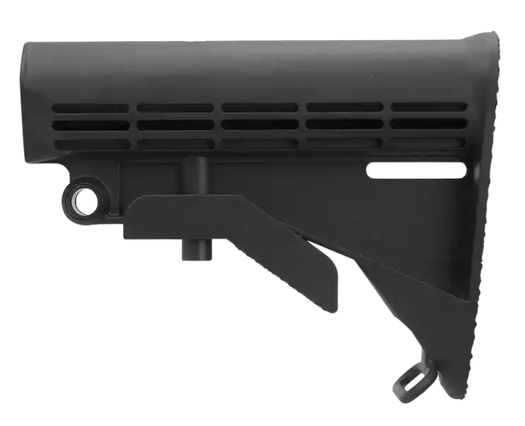 Aim Sports G.I. Style Adjustable AR-15/M4 Stock Body, Synthetic Black, Mil-Spec Tube Fit USASM4STK