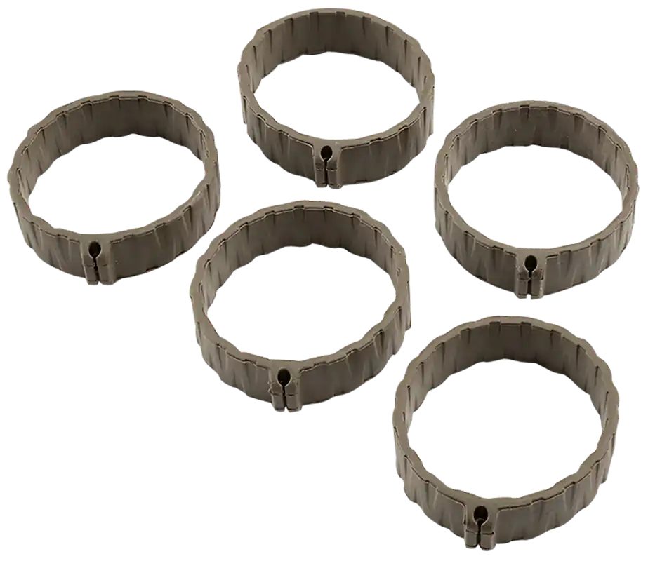 Strike Bang Band Tactical Cable Management Bands, OD Green NBR Rubber 5-Pack BANGBANDOD