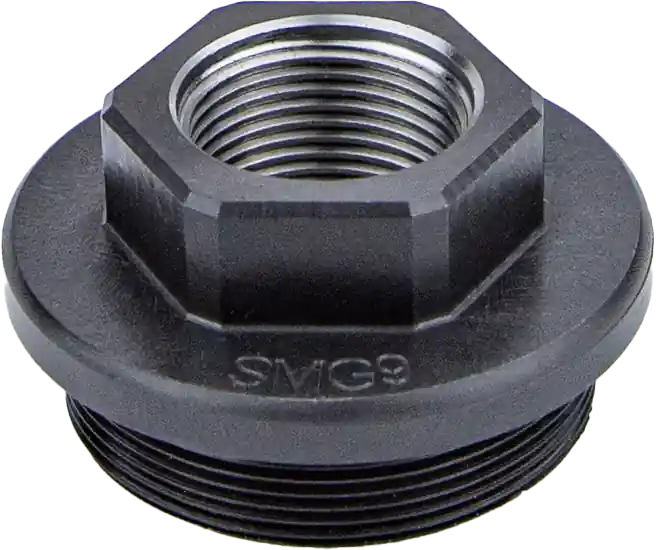 KGM Suppressors SMG9 Direct Thread Adapter, Black Nitride Steel 5/8x24 Threads A-SMG9-DTA-S-3