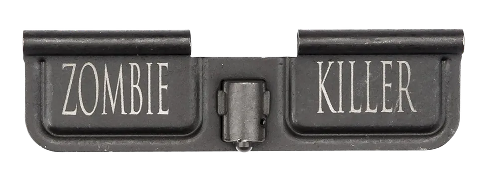 Spikes AR-15 Mil-Spec Steel Ejection Port Door Dust Cover, Zombie Killer Engraving SED7007