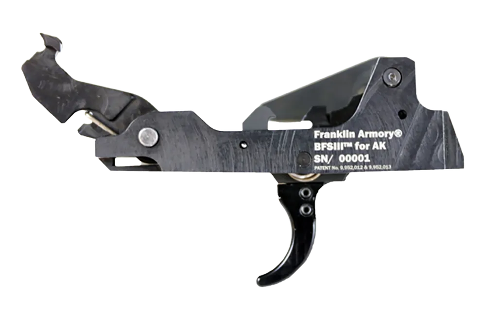 Franklin Armory BFSIII Gen 3 Binary Firing System Trigger for AK Platform, Black 0350000BLK