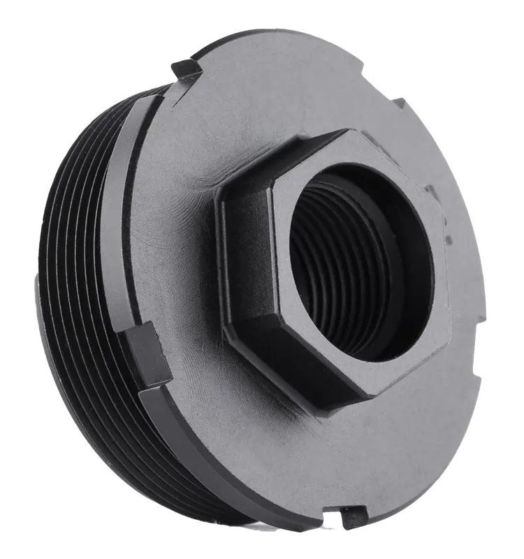 Dead Air HUB Direct Thread Mount Adapter .578-28, 4140 HT Alloy Steel Black Nitride LT305