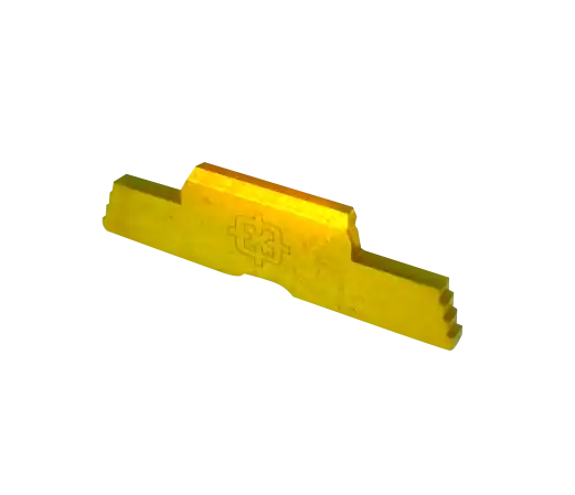 Cross Armory Extended Slide Lock for Glock Gen 1-5 & P80, Gold 4140 Steel CRG5SLGD