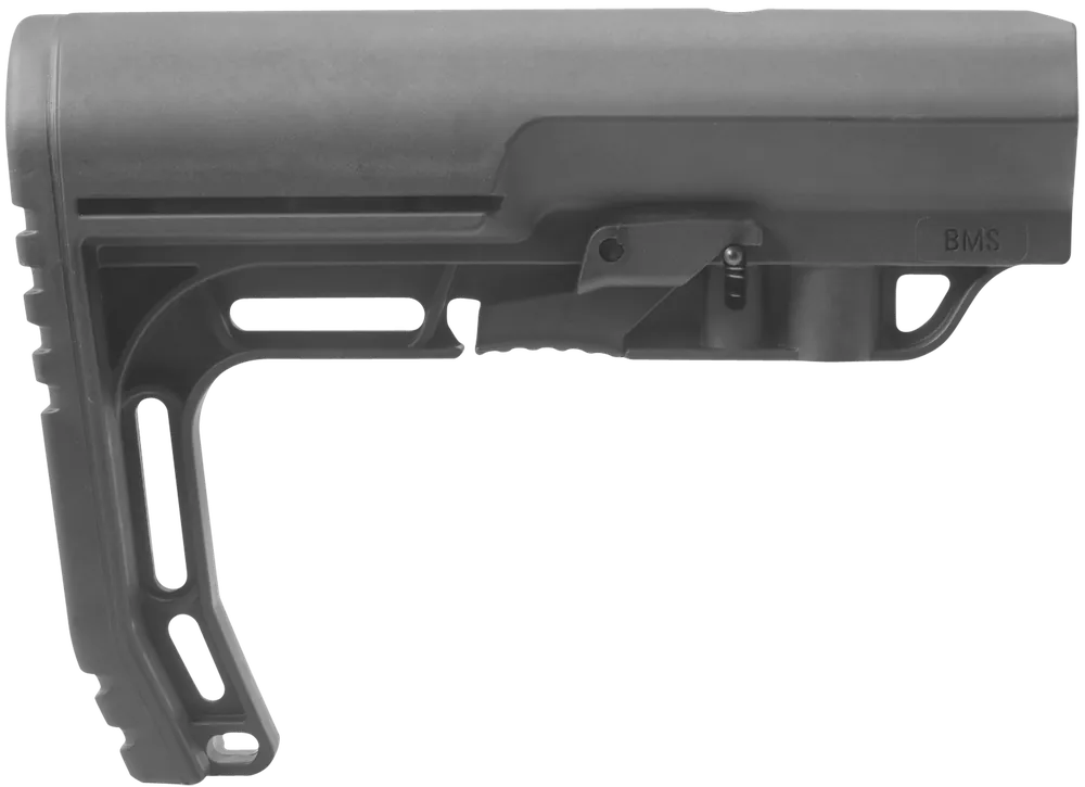 Mission First Tactical Battlelink Minimalist Collapsible Stock for AR-15/M4 Commercial Tube, Black BMS