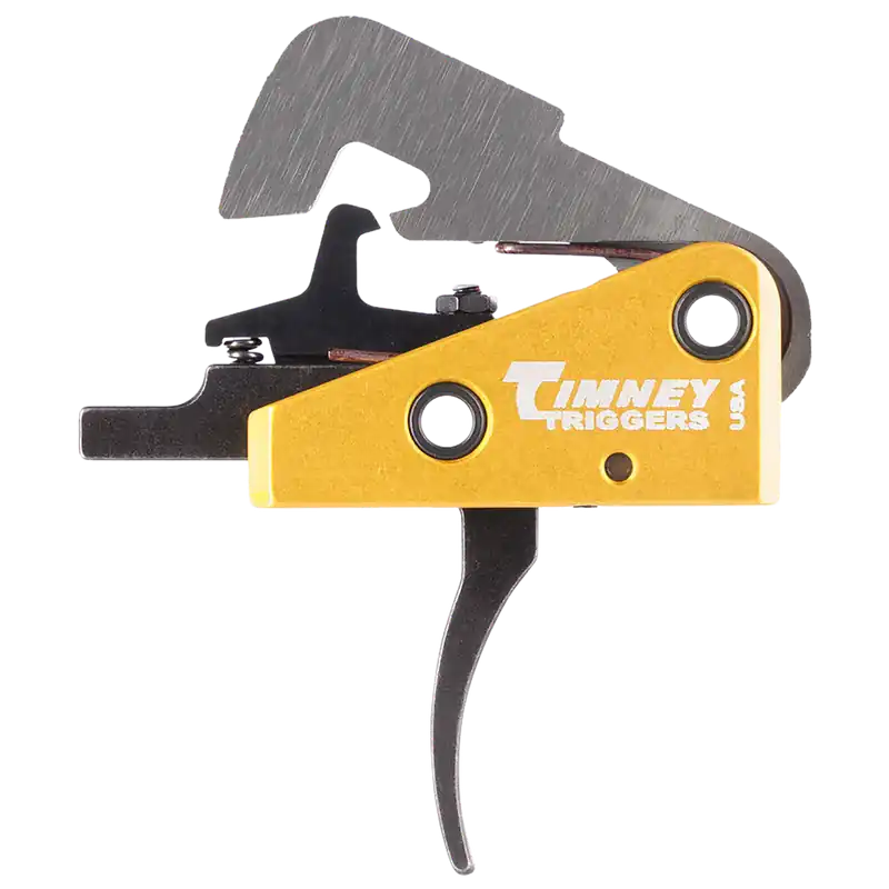 Timney Triggers AR-10 Competition Drop-In Single-Stage Curved Trigger, 4 lb Pull, 670