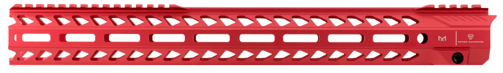 Strike Strike Rail AR-15 17in M-LOK Aluminum Handguard w/ QD Sockets STRIKERAIL17RED