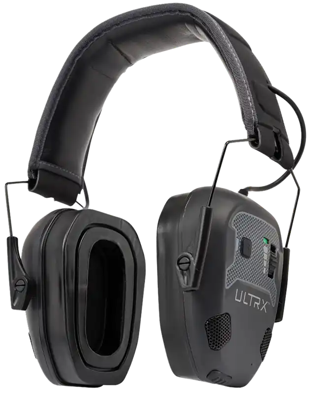 Allen ULTRX Bionic Fuse Bluetooth Electronic Earmuffs with 22 dB NRR, Midnight Gray 4109