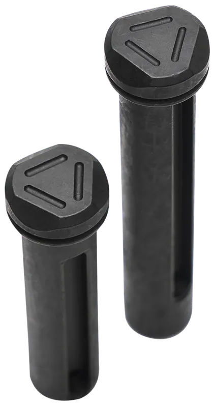 Strike AR-10 Extended Pivot & Takedown Pins Set, Black Steel, AR10EPTPBK