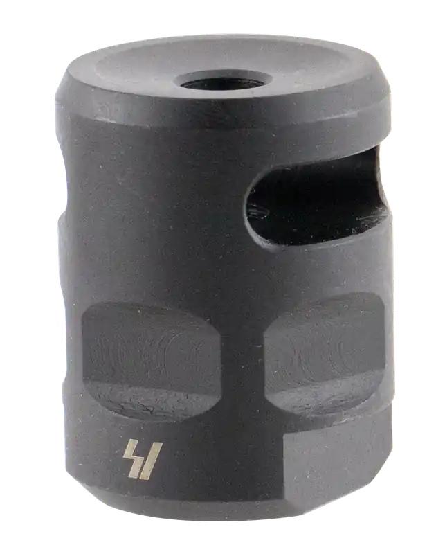 Strike Industries WarHog 5.56 Muzzle Brake/Compensator, 1/2x28, Black Steel WHCOMP556