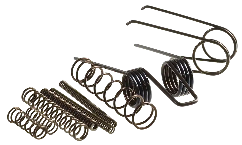 Strike AR-15/M4 Lower Receiver Spring Kit, 9-Piece Spring Replacement Set, Black ARLRSK