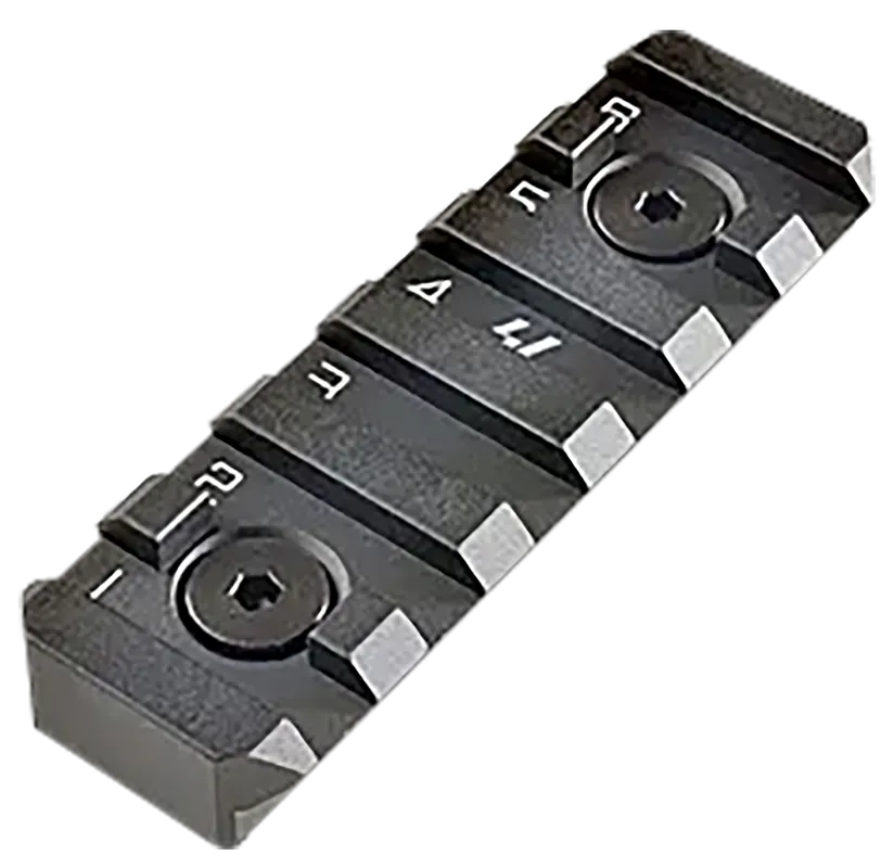 Strike Industries LINK M-LOK/KeyMod 6-Slot Picatinny Rail Section, Hardcoat Anodized Black LINKRS6BK
