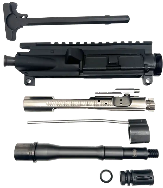 LBE Unlimited AR-15 Ready Build Upper Kit 7.5in Cold Hammer Forged Barrel, Pistol Gas AR75RBK