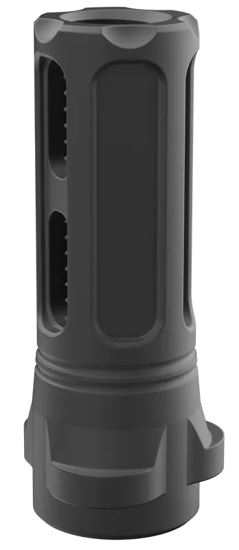 Breek Arms Sentinel Caged Flash Hider Black Nitride 1/2x28 9mm Breek-LOK 3QD BRK4323