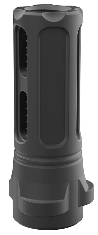 BREEK Sentinel Caged Flash Hider Black Nitride Steel Breek-LOK 3 Quick-Detach 5/8x24 9mm BRK4324