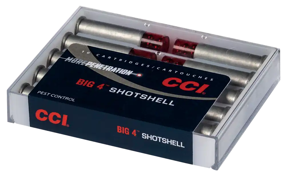 CCI Big 4 Pest Control Shotshell Handgun Ammo 44 Special/44 Remington Magnum 110gr 4 Shot 3718CC