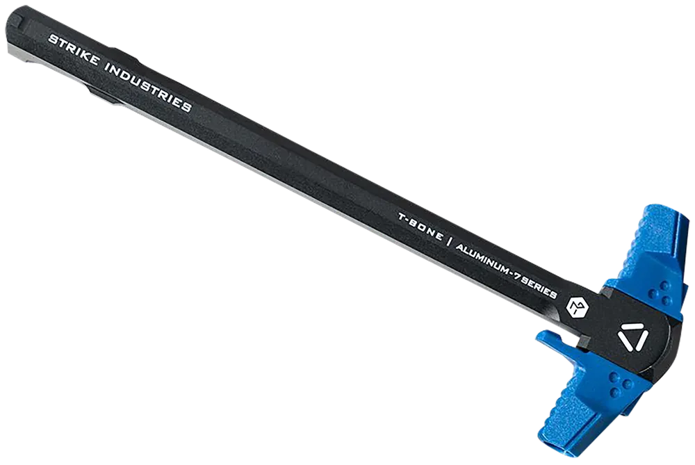 Strike Industries T-Bone AR-15 Charging Handle w/ Gas Redirect, .223/5.56x45mm NATO ARTBCH223BKBLU