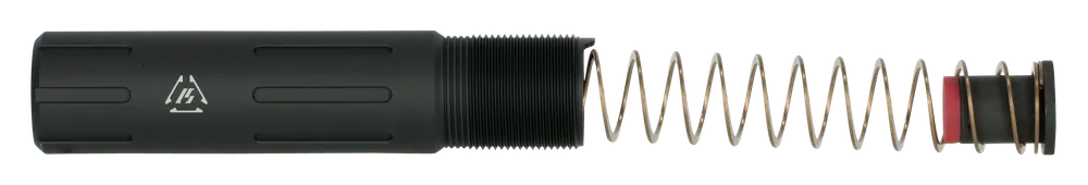 Strike AR Pistol Slick Buffer Tube Kit, 7075-T6 Black Anodized w/ Tungsten Buffer & Flat-Wire Spring ARSPRESLICKBK