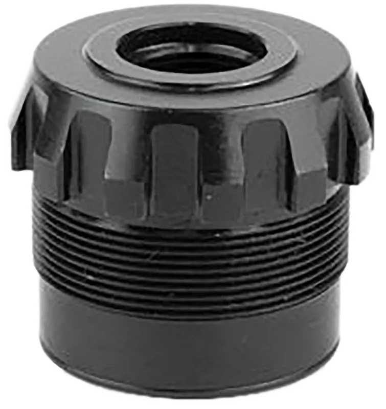 Dead Air Ghost-M & Pyro P-Series Fixed Mount, M13.5x1 Left-Hand Thread, Black DA414