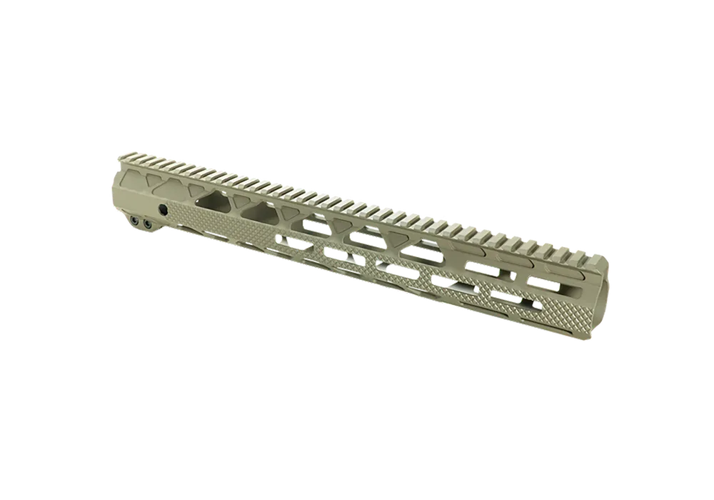 Timber Creek Outdoors 10in M-LOK AR-15 Handguard w/ Picatinny Top Rail, Greyman G10HGD