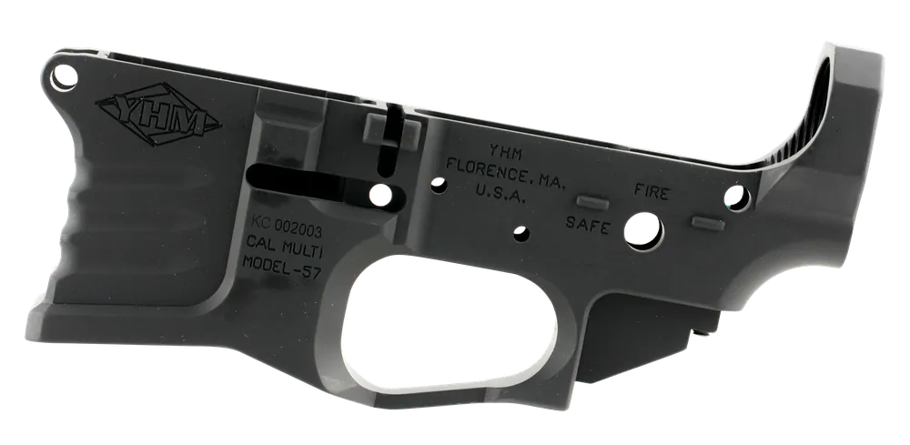 Yankee Hill AR-15 Billet Lower Receiver, 7075-T6 Aluminum Hardcoat Anodized Black 125BILLET