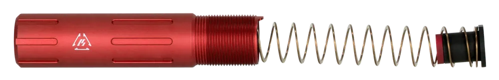 Strike AR Pistol Buffer Tube Slick Red Anodized 7075-T6 w/ Buffer & Spring ARSPRESLICKRED