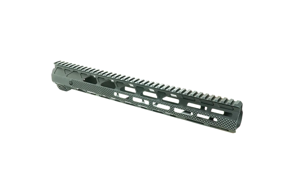 Timber Creek Outdoors Greyman 15 in M-LOK AR-15 Handguard, Billet Aluminum, Picatinny Rail G15HGBL